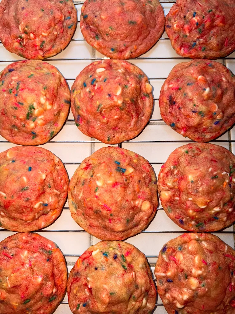 Birthday Bash sprinkle cookie from OBA Cookies