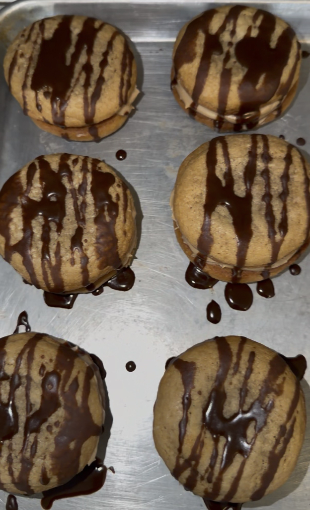Cherry Float Sandwich Cookie from OBA Cookies