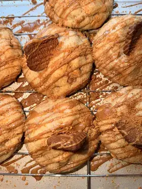 Biscoff Lava Crunch cookie