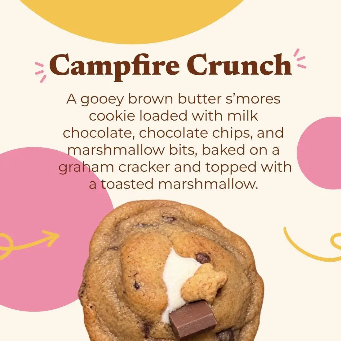 Campfire Crunch cookie photo from Olly's Baked Assortments