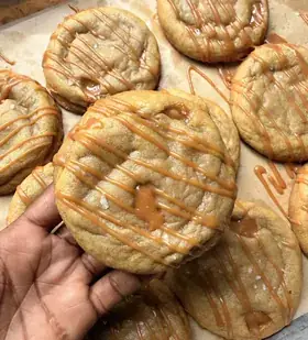Salted Caramel Bliss cookie